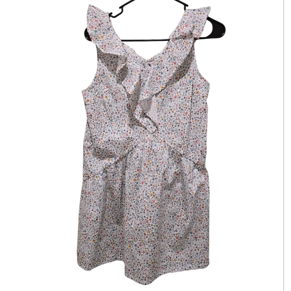NWT Tea Collection Multicolor Floral Ruffle Dress